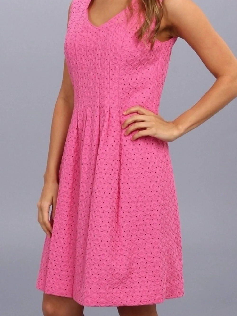 Women’s Pendleton Pink Eyelet Dress